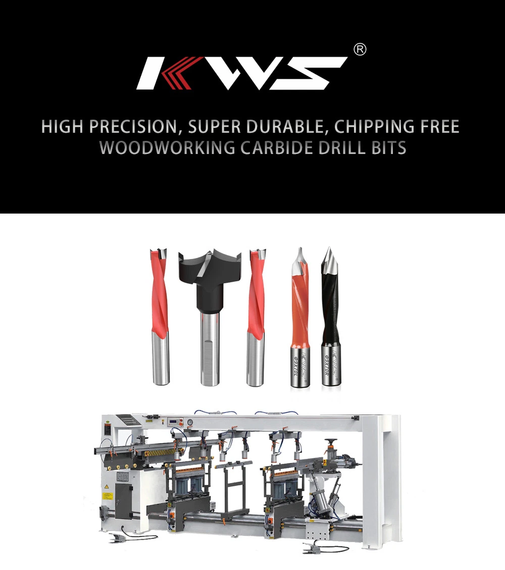 Kws Woodworking Square Drill Bits Set, HSS Wood Mortising Chisel Countersink Bits